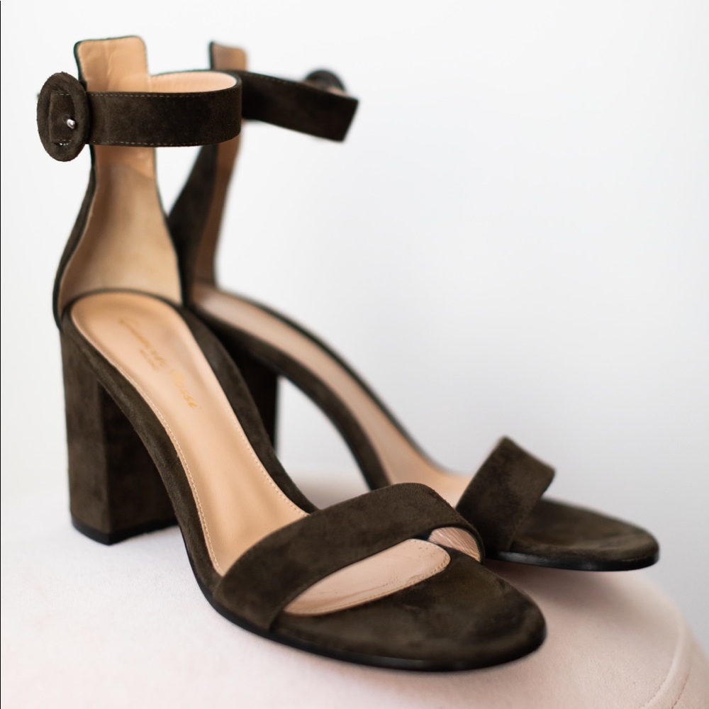GIANVITO ROSSI: Block Heel Sandal